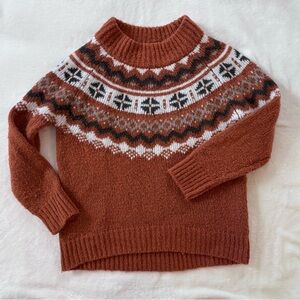 Aerie Fair Isle sweater